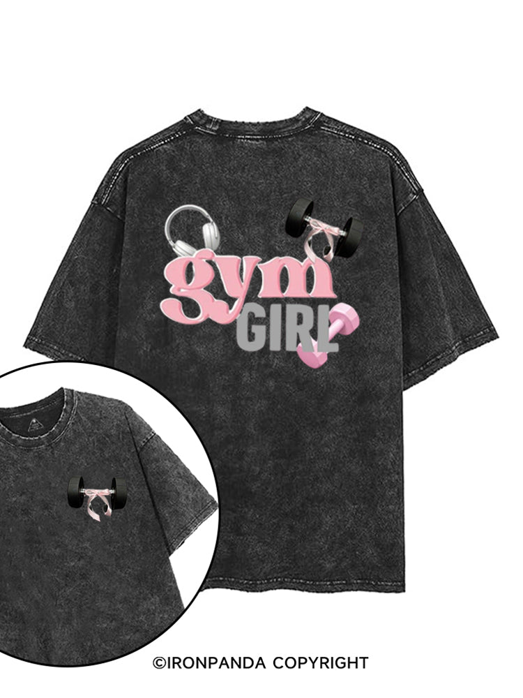 GYM GIRL printed Gym Shirt