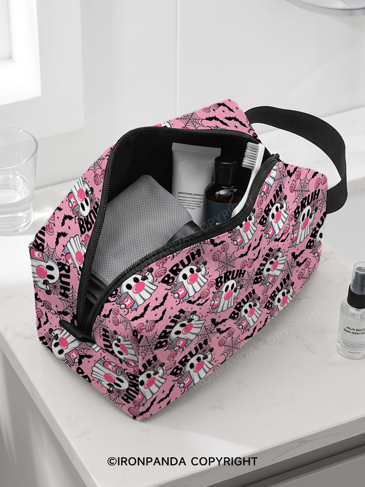 Bruh Ghost Workout Toiletry Bag