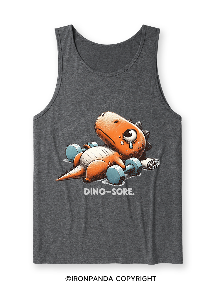 Dino-Sore After Workout Ultra Soft Heather Tank