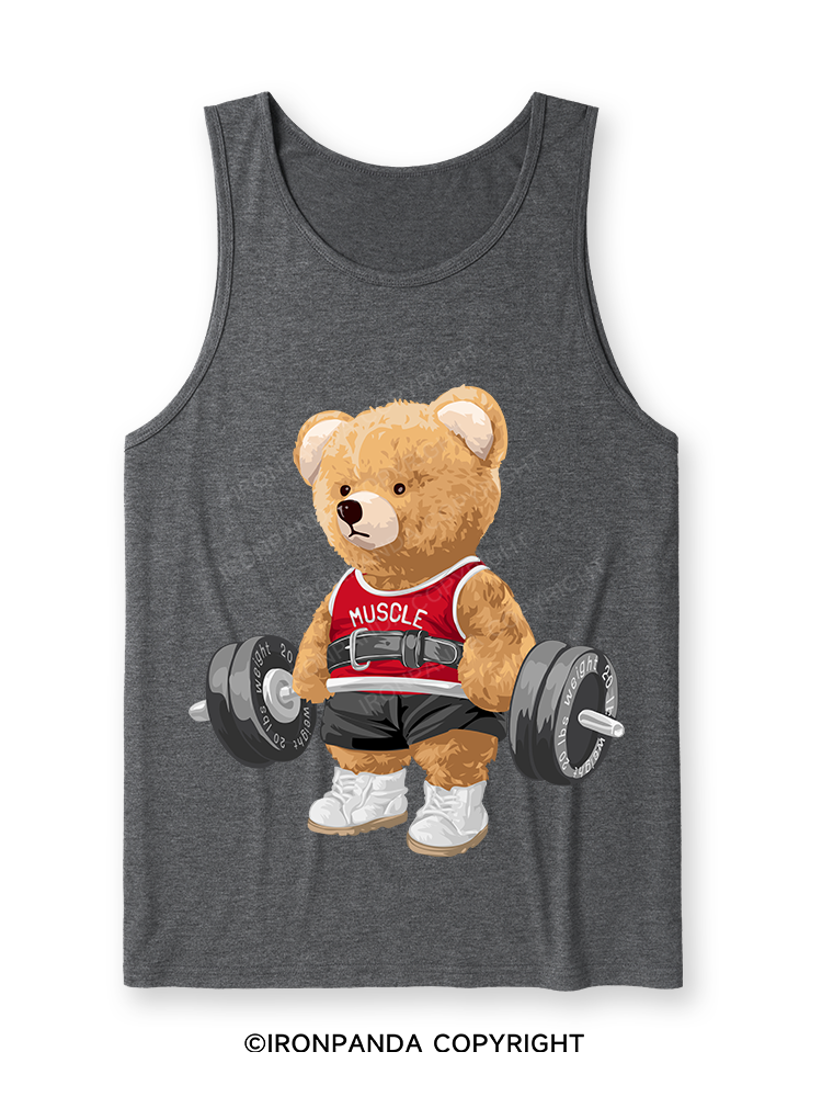 Exercise Bear Ultra Soft Heather Tank
