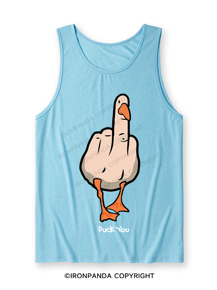 duck you Ultra Soft Heather Tank
