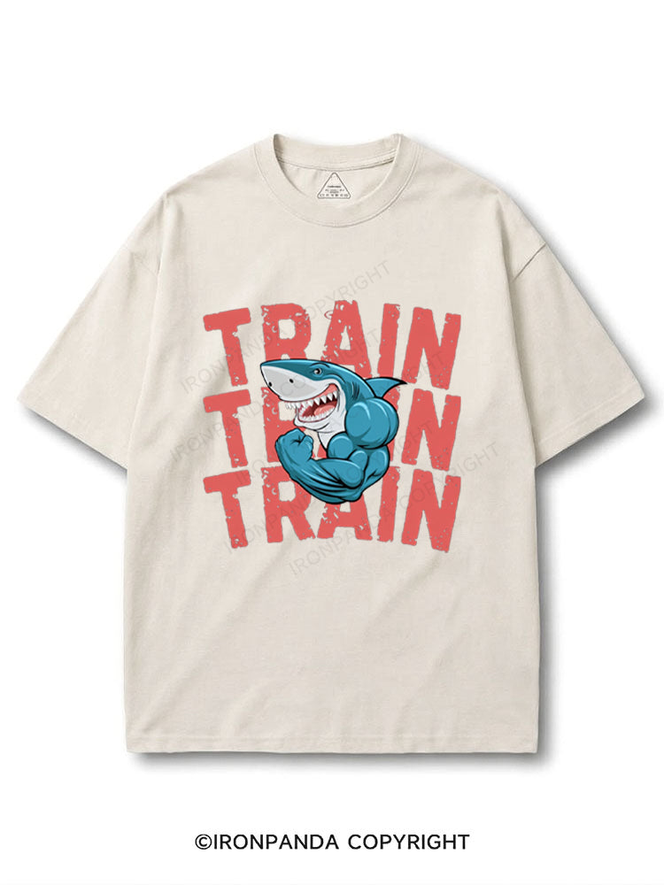 Funny Train Shark COTTON PUMP COVER