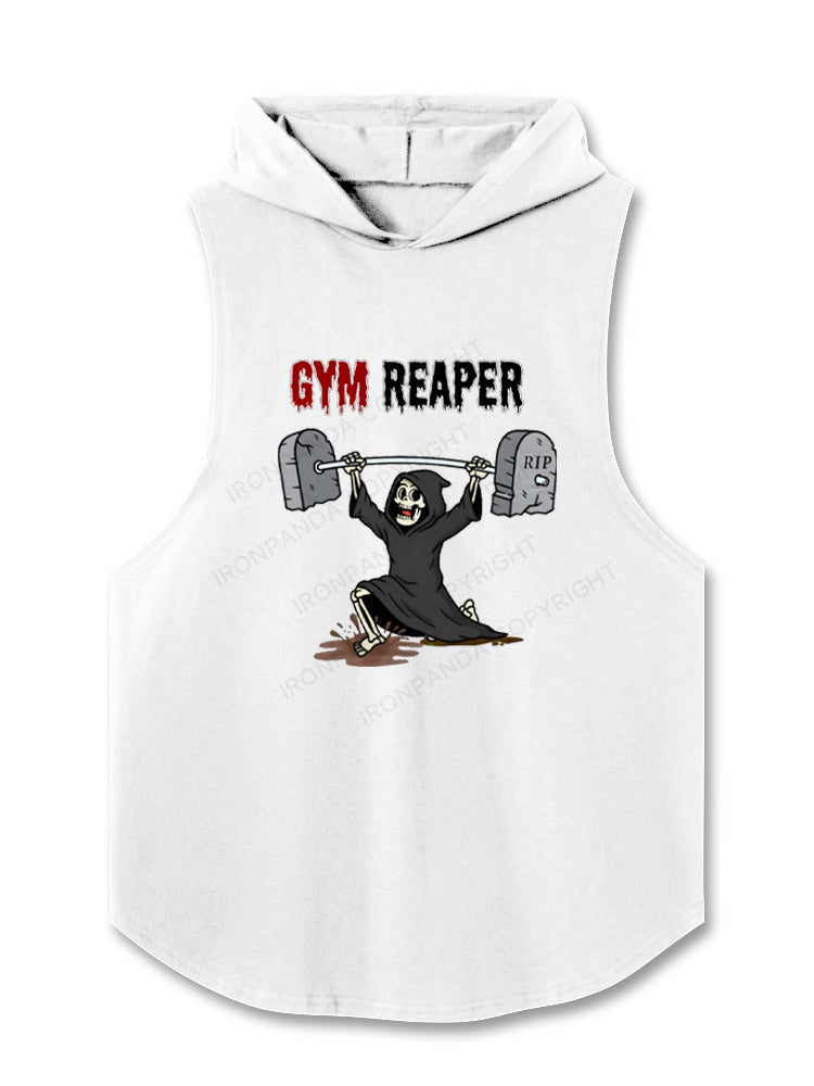 Gym Reaper Lifting Weights Hooded Tank