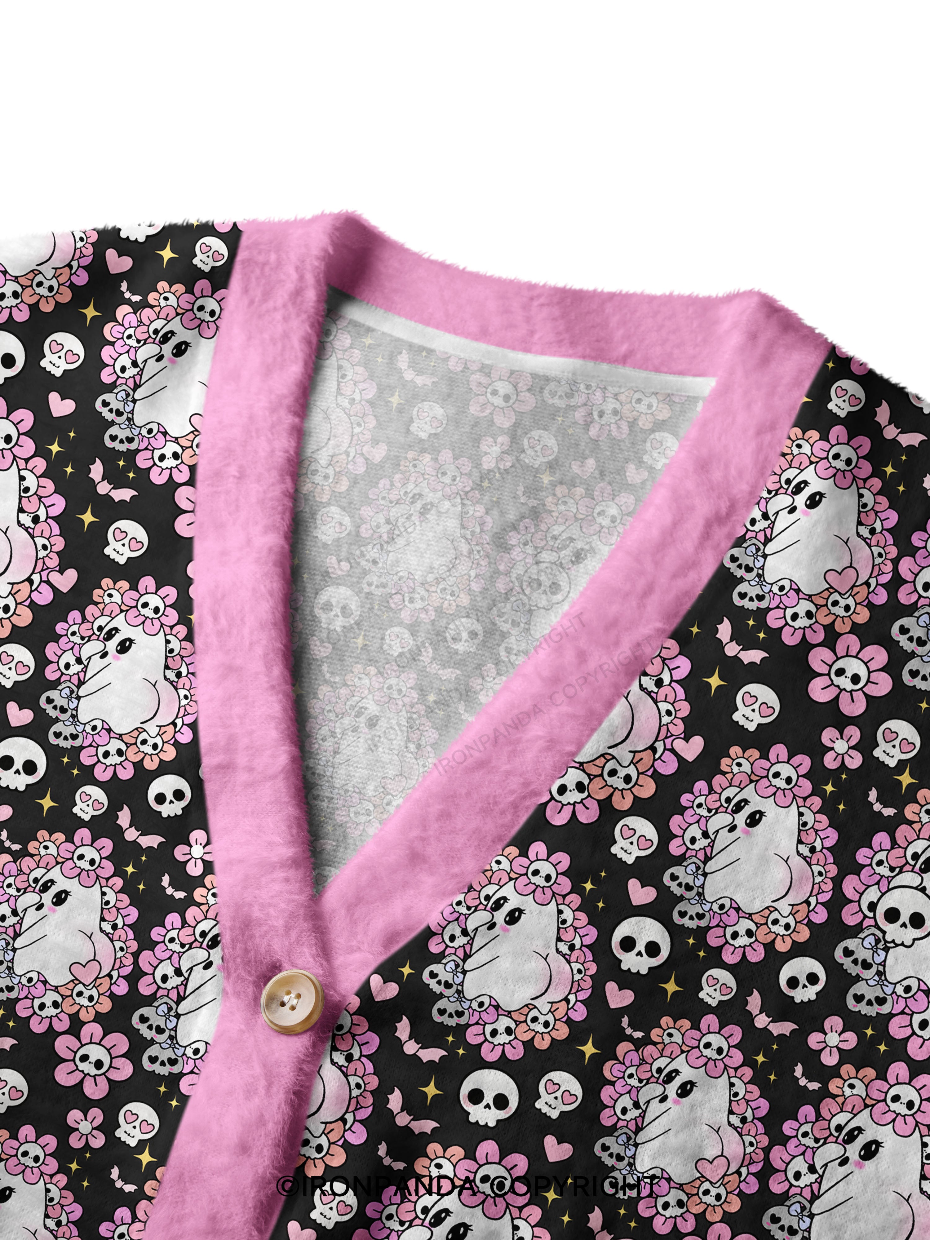 BOO‑TYLICIOUS Crop Ugly Cardigan Sweater