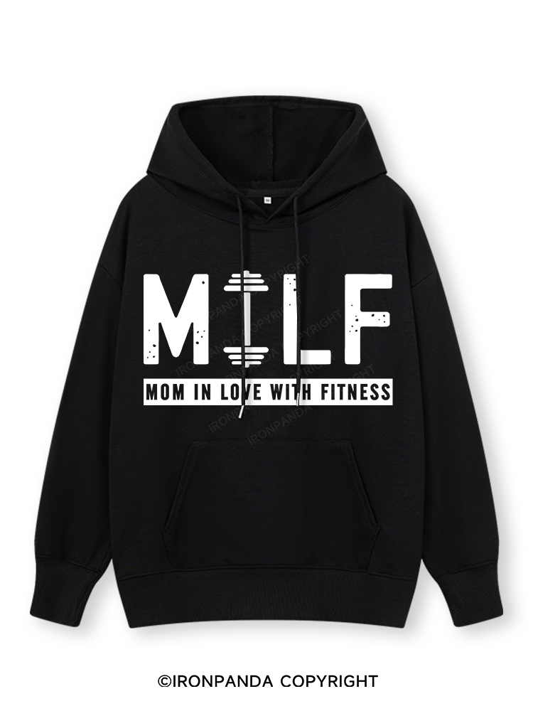 MILF MOM IN LOVE WITH FITNESS Classic Gym Hoodie