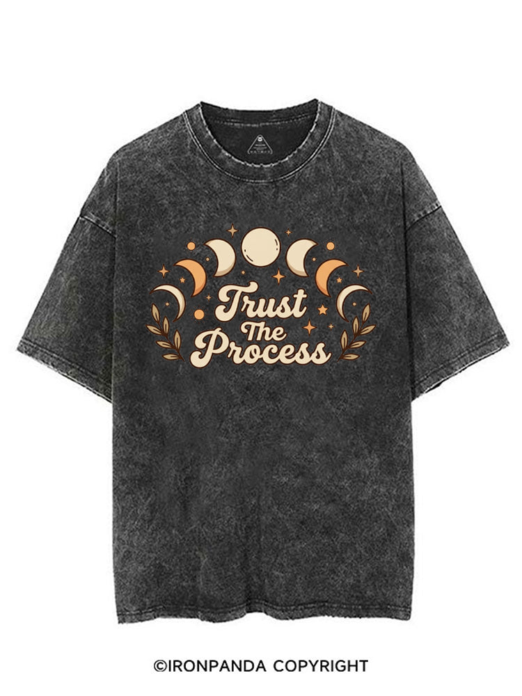 TRUST THE PROCESS MOON VINTAGE GYM SHIRT