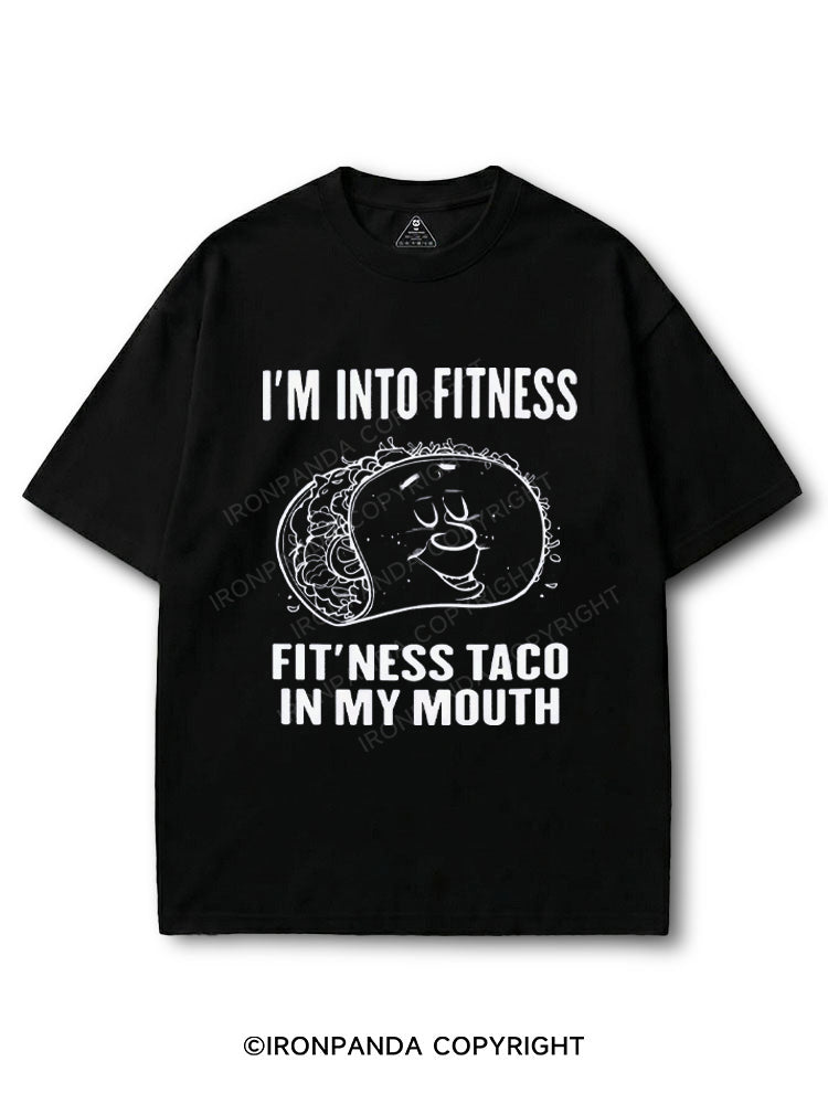 I'm Into Fitness Taco COTTON PUMP COVER