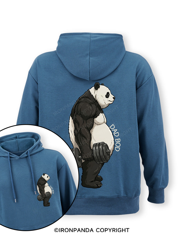 Dad Bod Panda Double-Sided Printed Classic Gym Hoodie