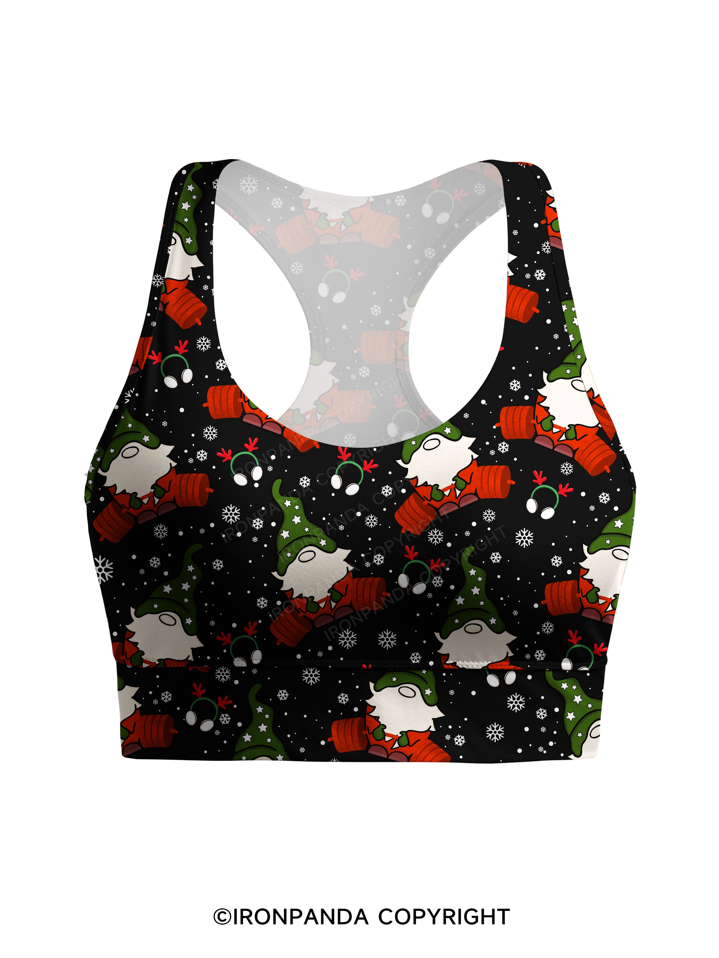Goblin deadlift Racerback Sports Bra