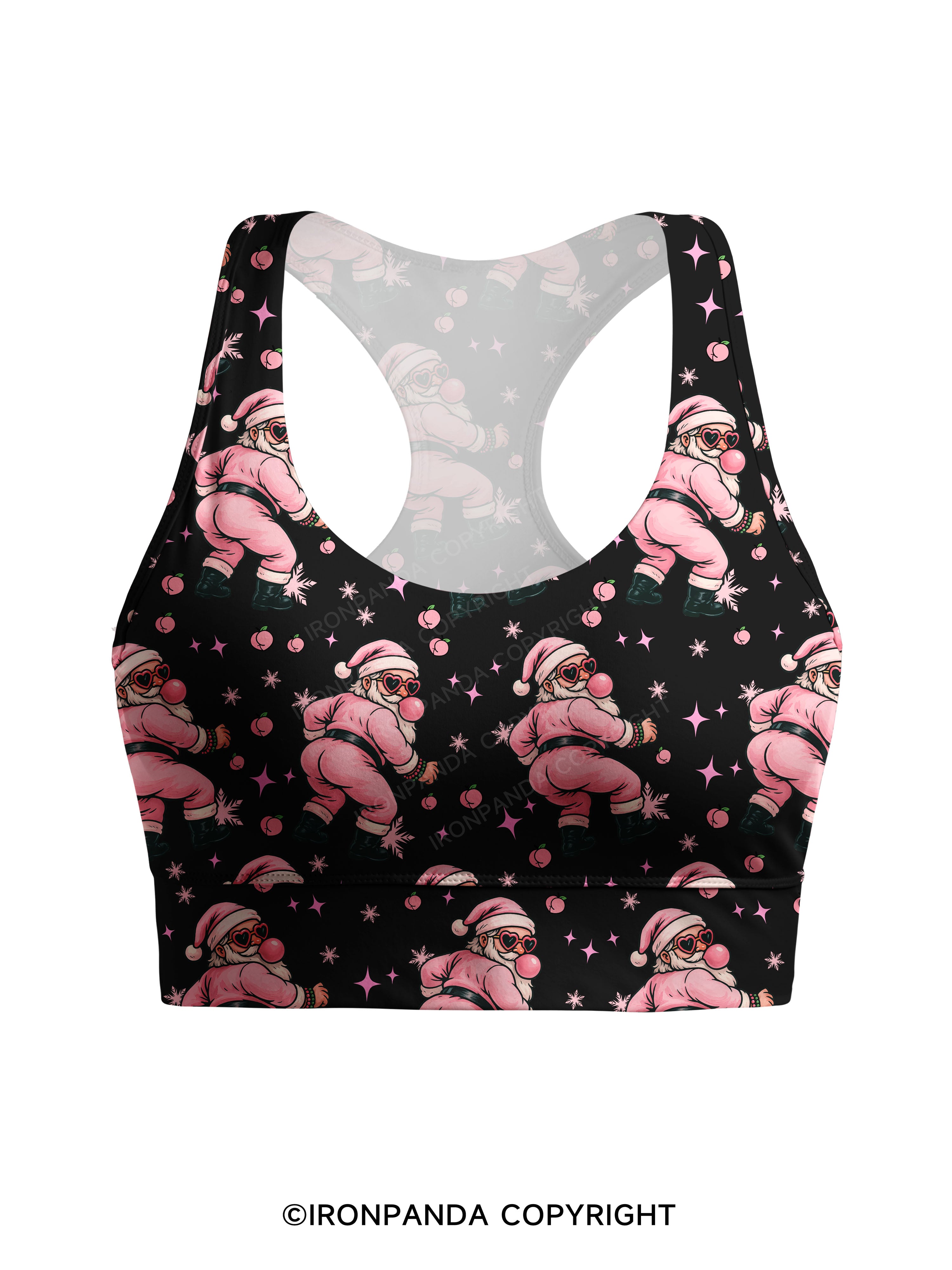 IRONPANDA MERRY THICC-MAS Racerback Sports Bra