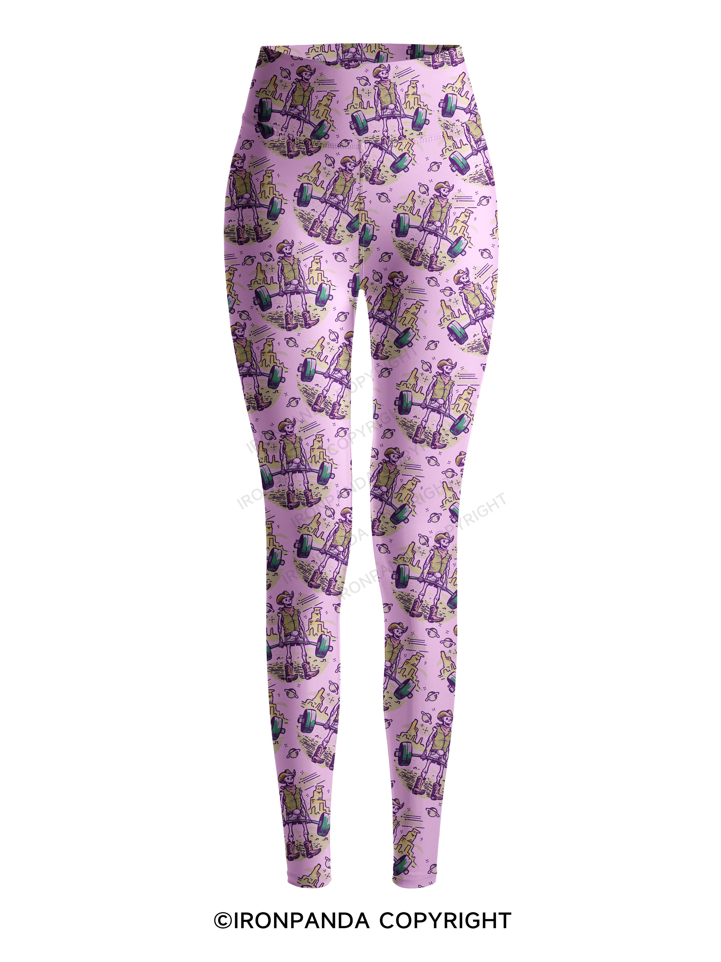 deadlift funny gym Printed Yoga Pants