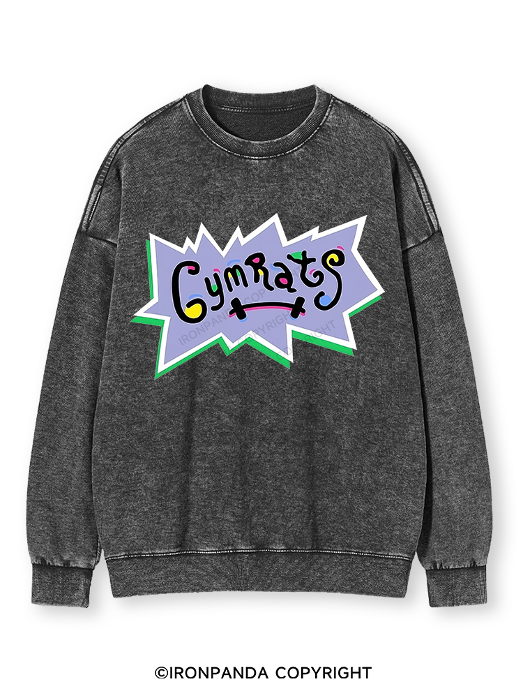 GYM RATS Washed Sweatshirt
