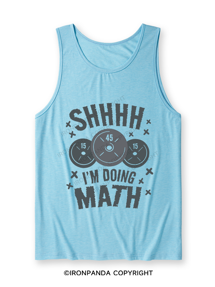 SHHHH I'M DOING MATH Ultra Soft Heather Tank