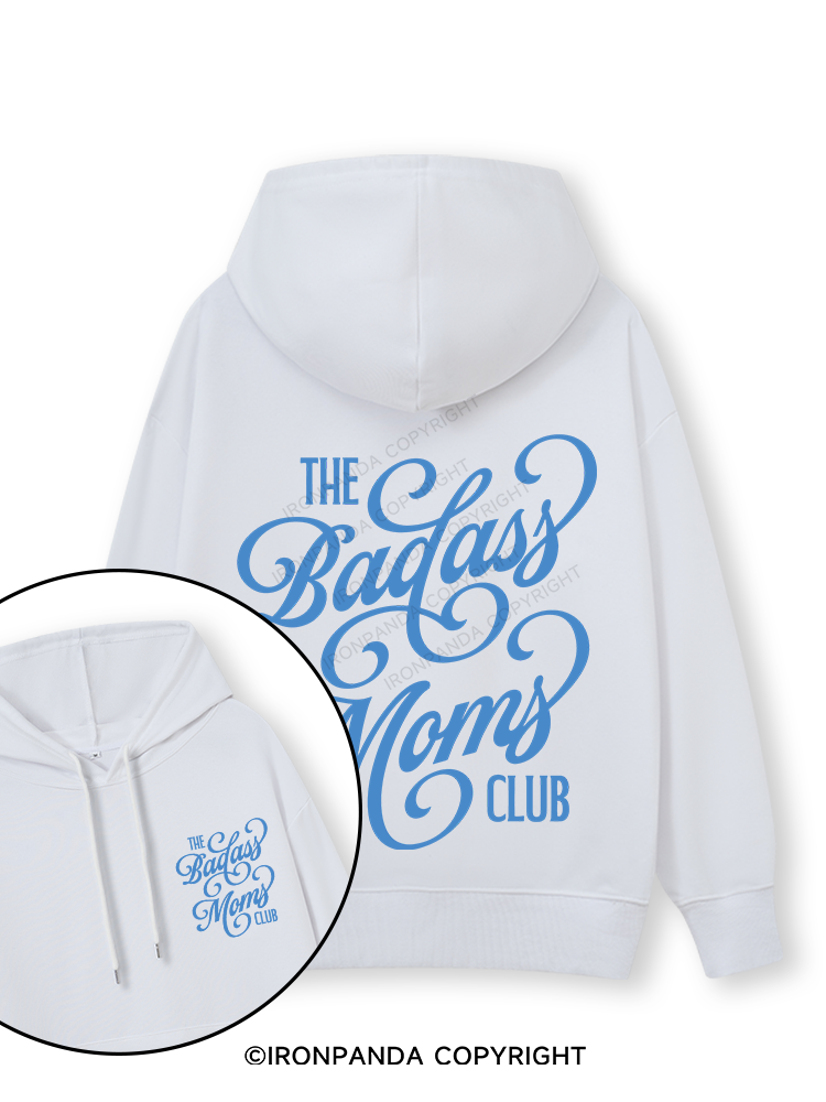 THE BADASS MOMS CLUB Double-Sided Printed Classic Gym Hoodie