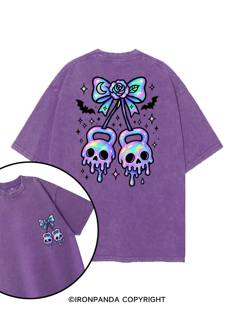 GHOST DRIP KETTLEBELLS printed Gym Shirt