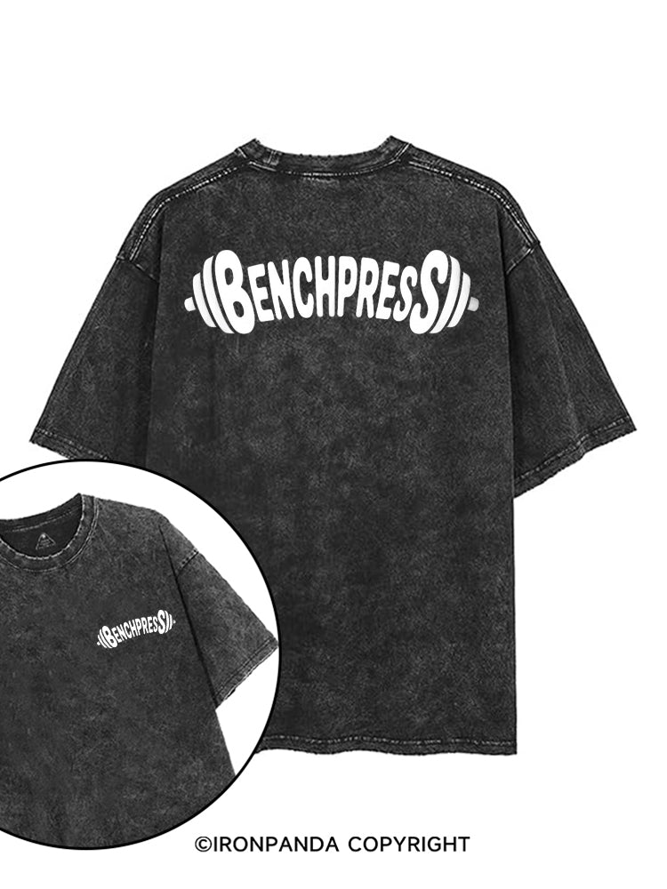 BENCHPRESS printed Gym Shirt