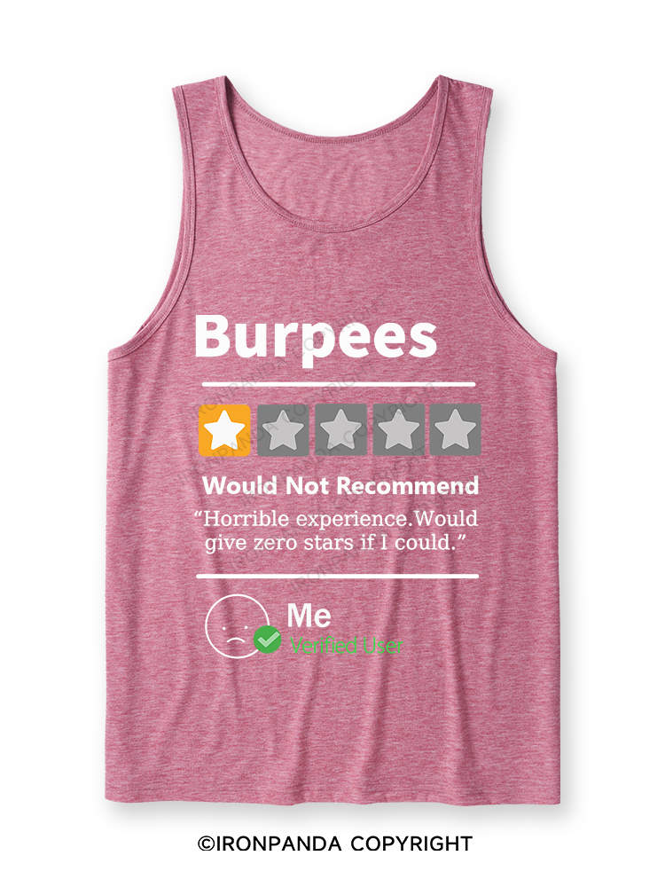 BURPEES REVIEWED Ultra Soft Heather Tank