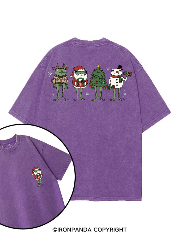JOLLY FIT FROG SQUAD printed Gym Shirt