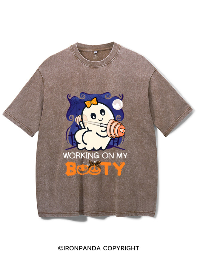 WORKING ON MY BOOTY VINTAGE GYM SHIRT