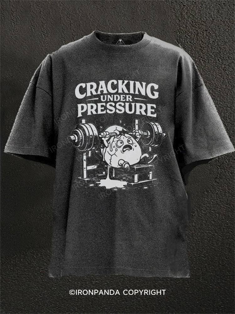 Cracking Under Pressure Washed Gym Shirt