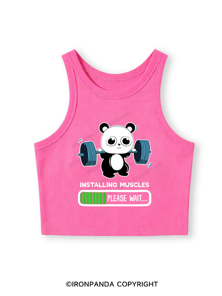 BENCH PANDA Fitted Crop Tank Top