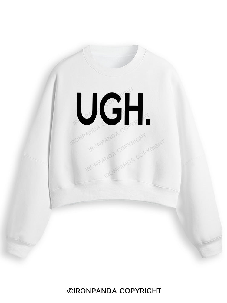 UGH Fleece Crop Sweatshirt