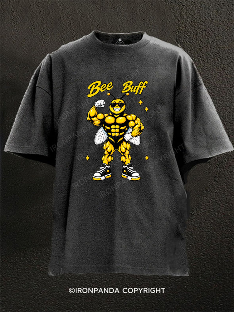 Bee Buff Washed Gym Shirt