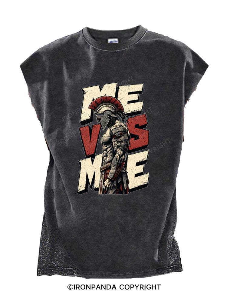 Me Vs Me Spartan Warrior Cut Off Tank