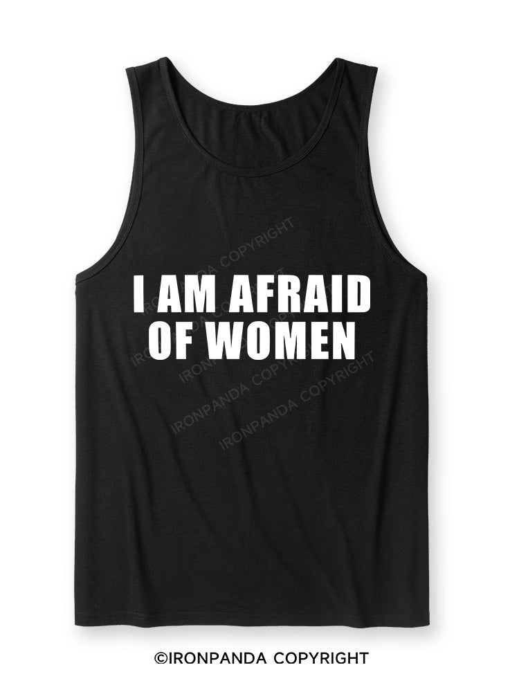 I AM AFRAID OF WOMEN Ultra Soft Heather Tank