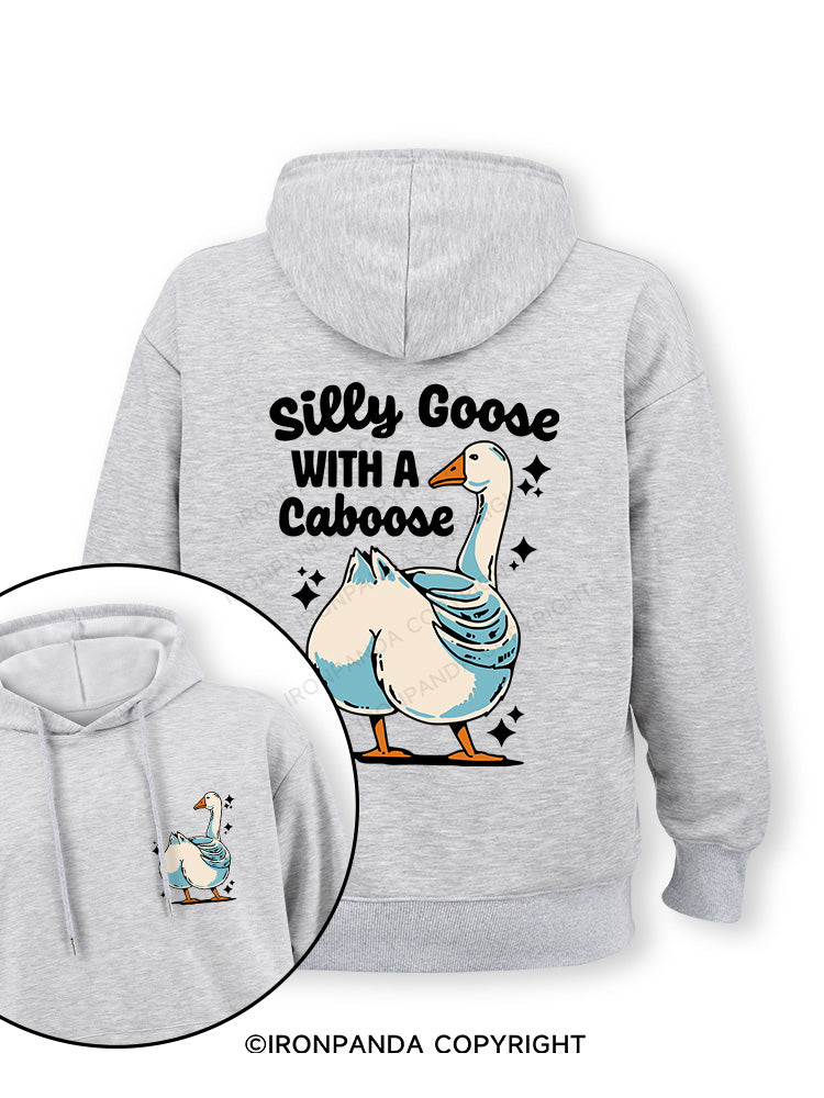 Silly Goose With A Caboose Double-Sided Printed Classic Gym Hoodie