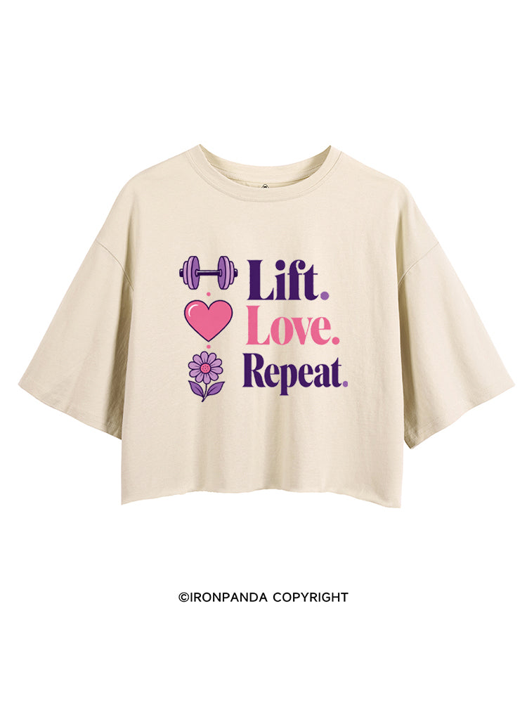 LIFT. LOVE. REPEAT CROP TOPS