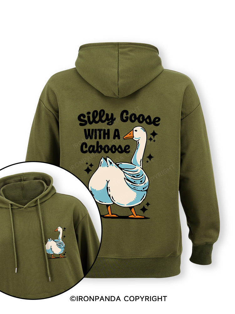 Silly Goose With A Caboose Double-Sided Printed Classic Gym Hoodie