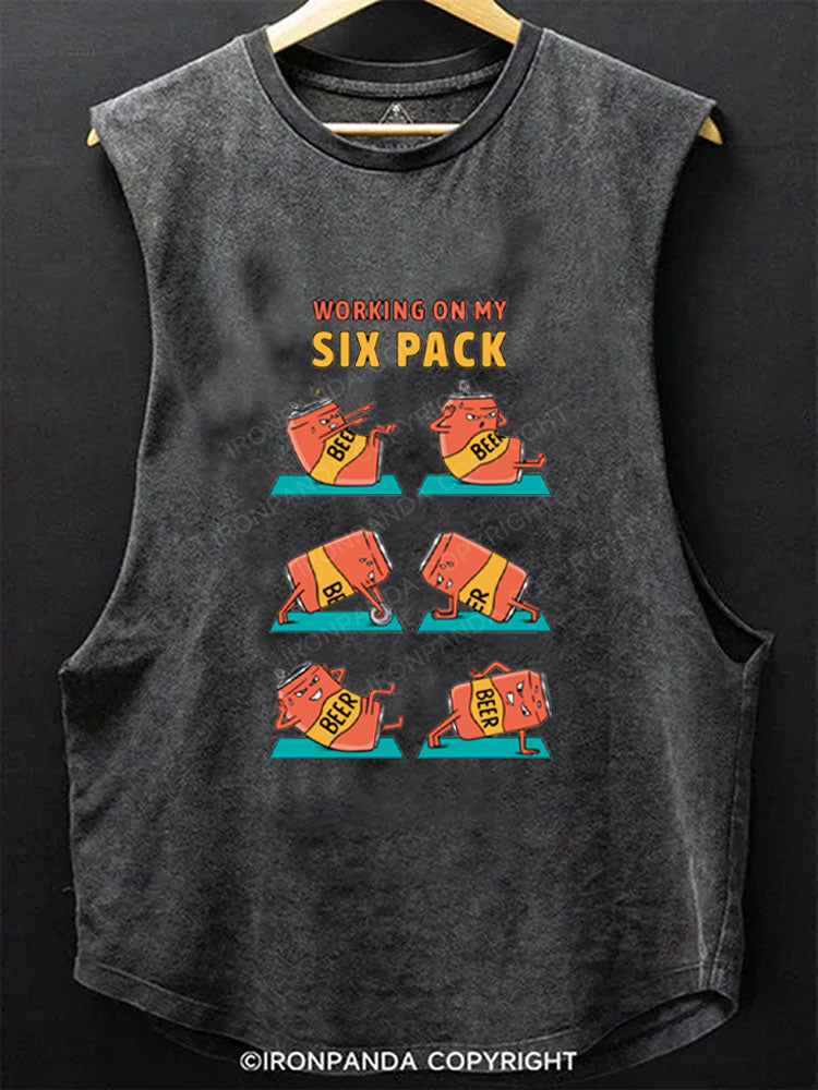 Working on my six pack beer Scoop Bottom Cotton Tank