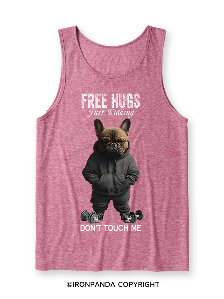 free hugs bulldog Ultra Soft Heather Tank