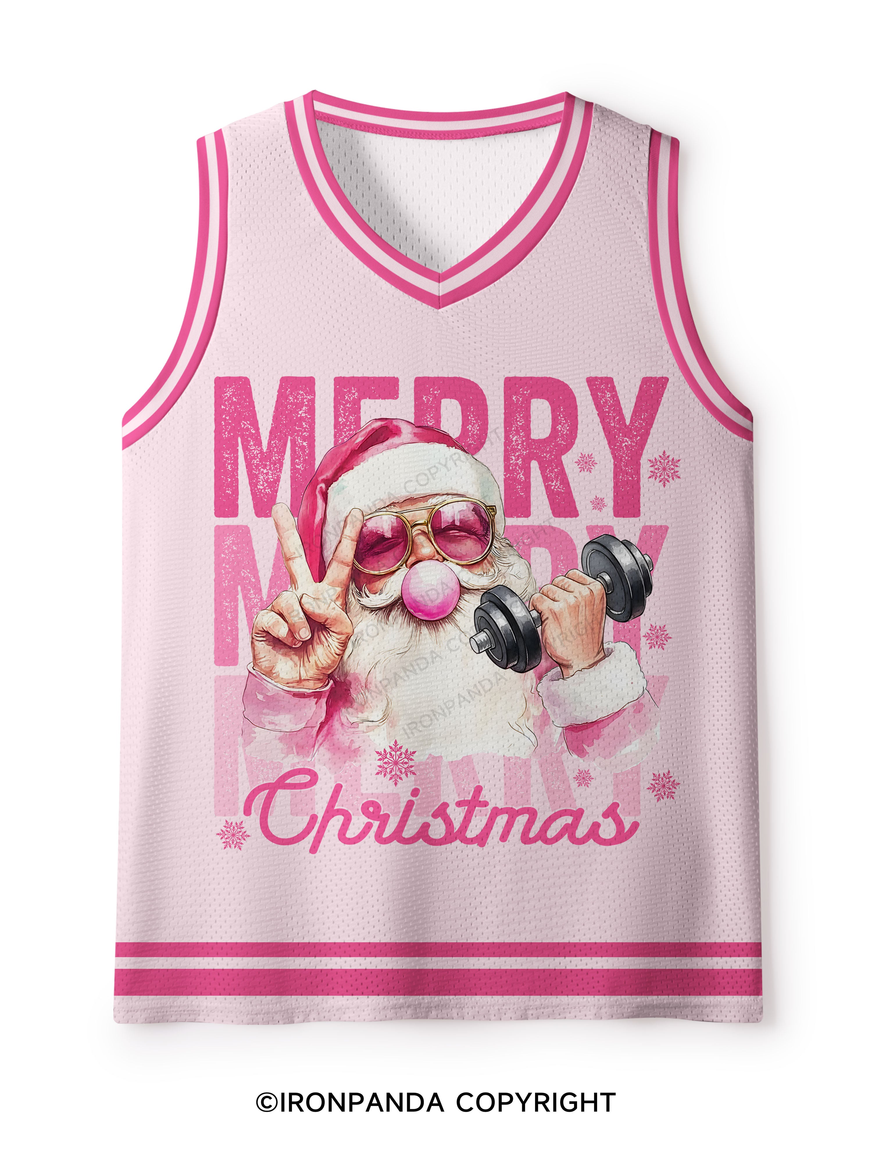 merry Christmas Mesh Tank Top