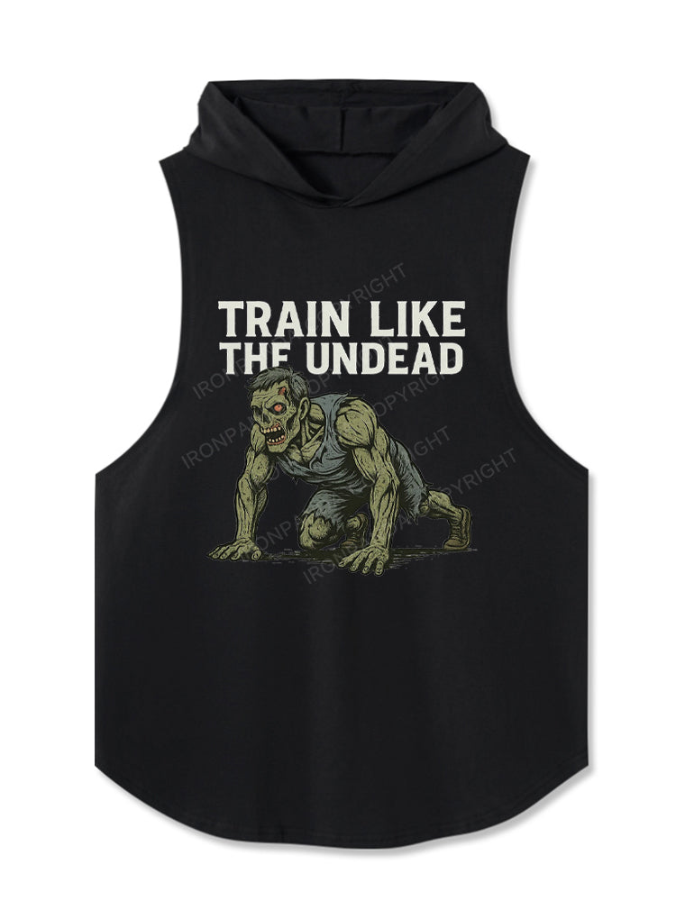Train Like The Undead Zombie Trening Hooded Tank