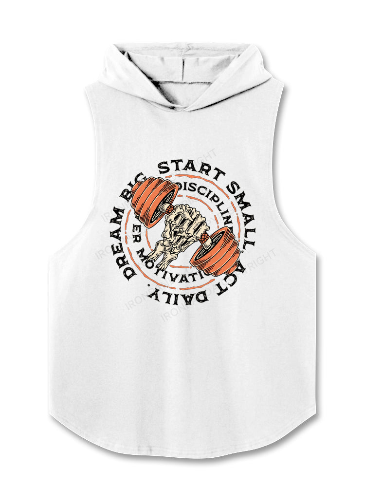 DREAM BIG START SMALL ACT DAILY Hooded Tank