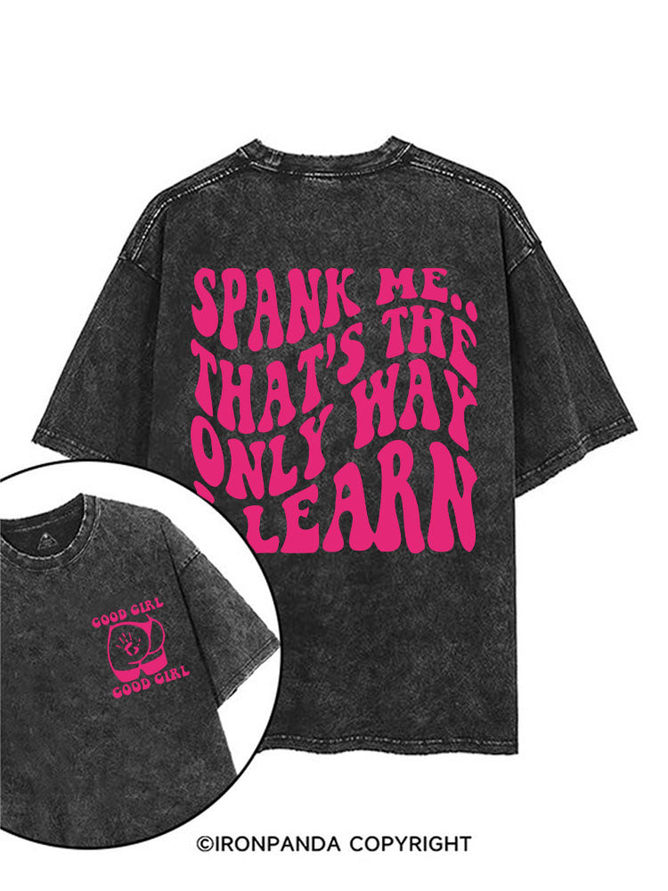 Spank Me Printed Gym Shirt