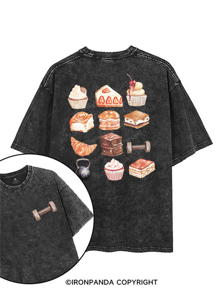 carb and gym printed Gym Shirt