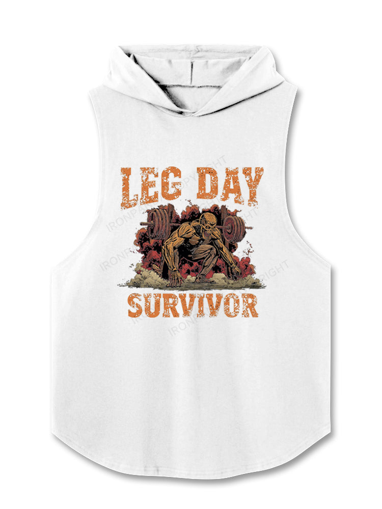 Leg Day Survivor Hooded Tank