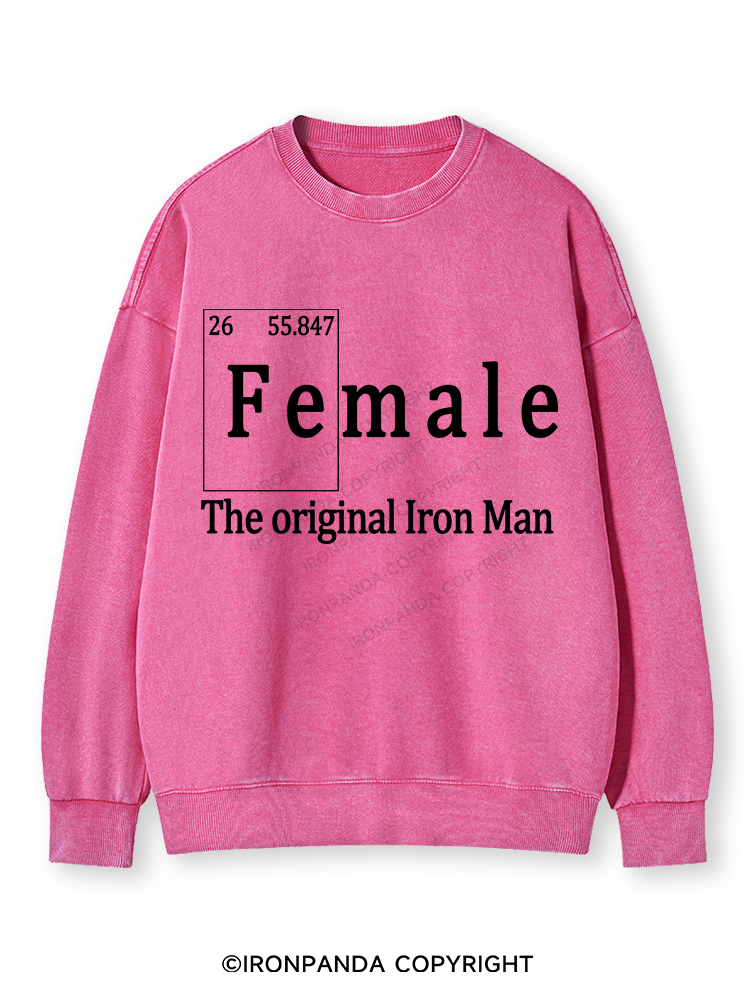 FEMALE THE ORIGINAL IRON MAN TRI ROCKER  Washed Sweatshirt