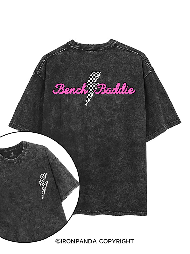 BENCH BADDIE GYM printed Gym Shirt