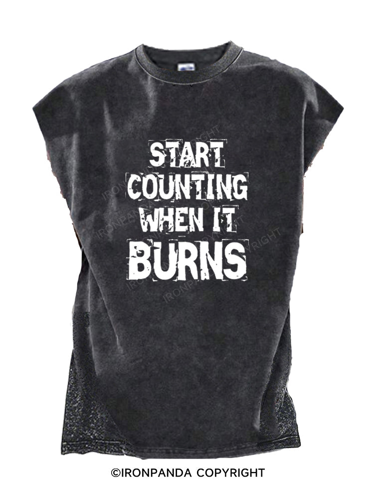 Start Counting When It Burns Cut Off Tank