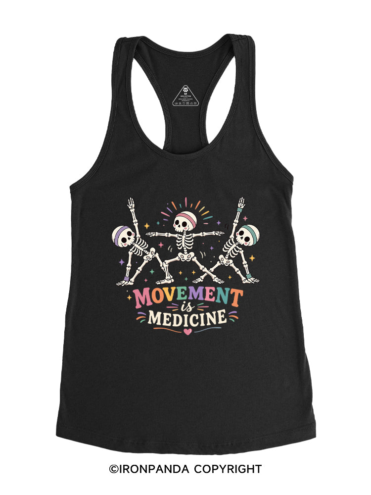 Movement Is Medicine Gym Racerback Tank