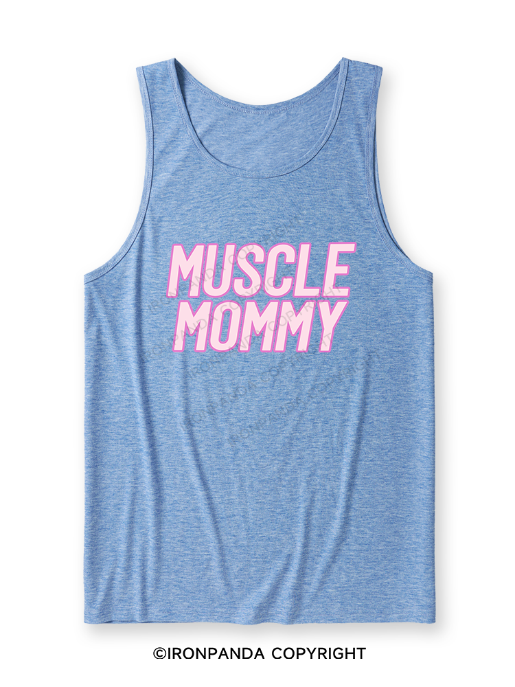 MUSCLE MOM Ultra Soft Heather Tank