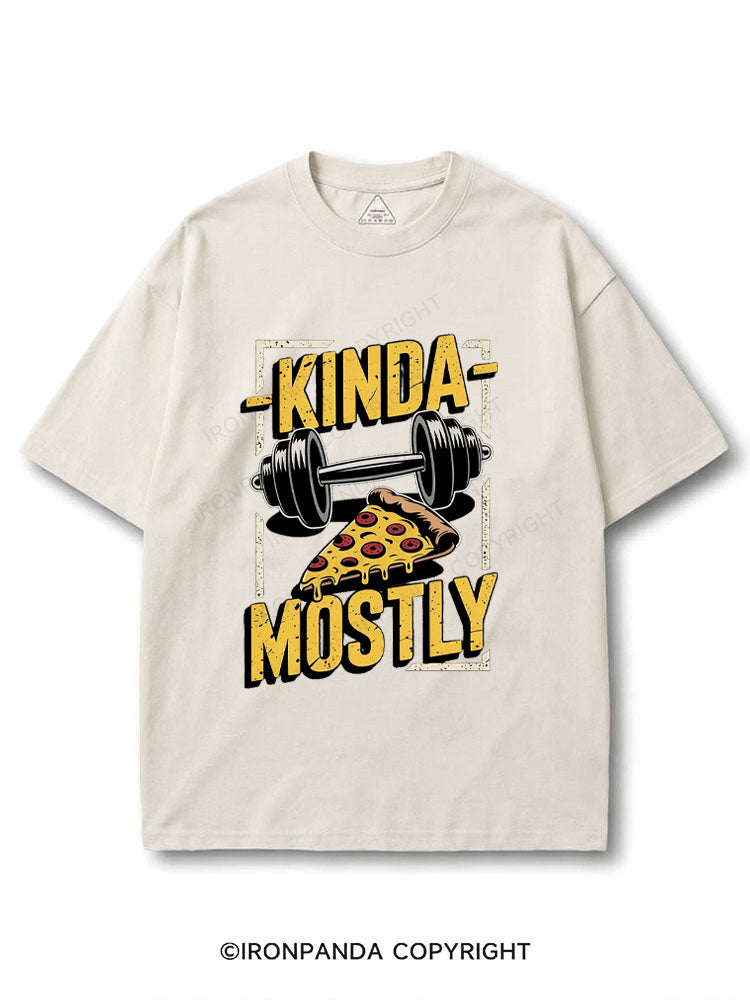 Kinda Fit Mostly Fat Pizza COTTON PUMP COVER