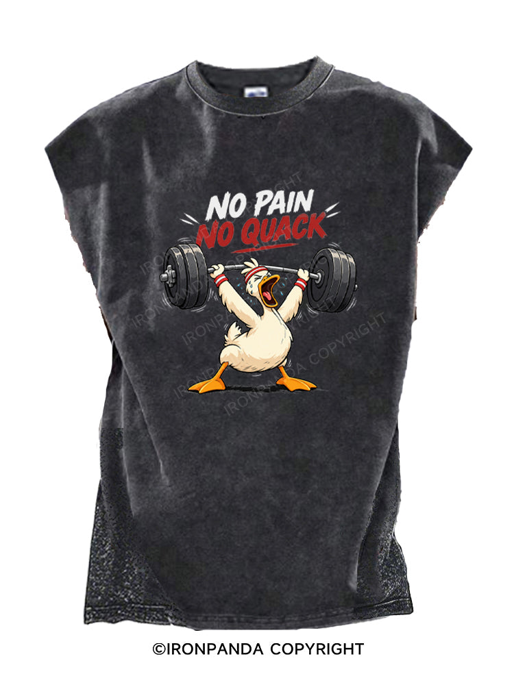 NO PAIN NO QUACK Cut Off Tank