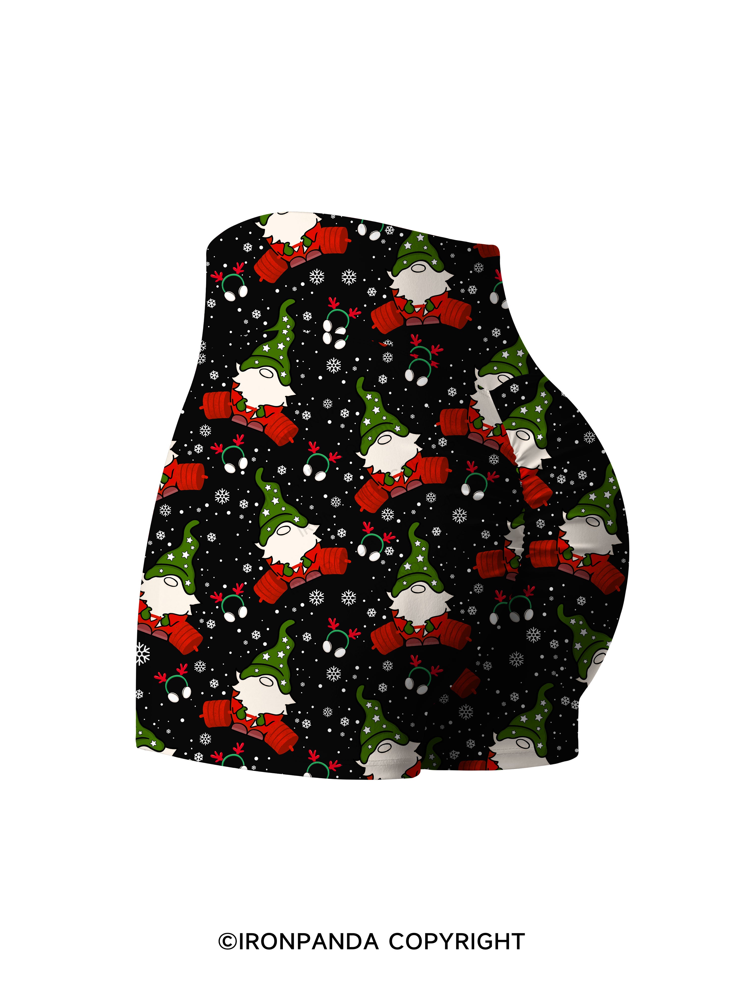 Goblin deadlift Printed Yoga Shorts