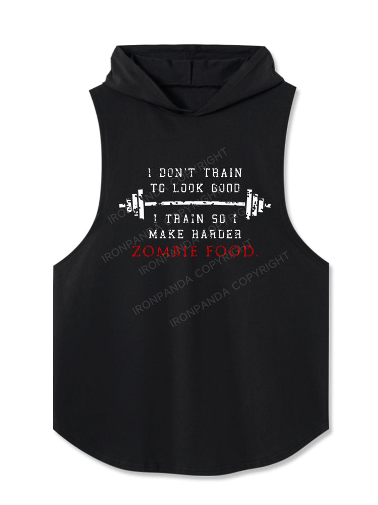 Train for the Zombies Hooded Tank