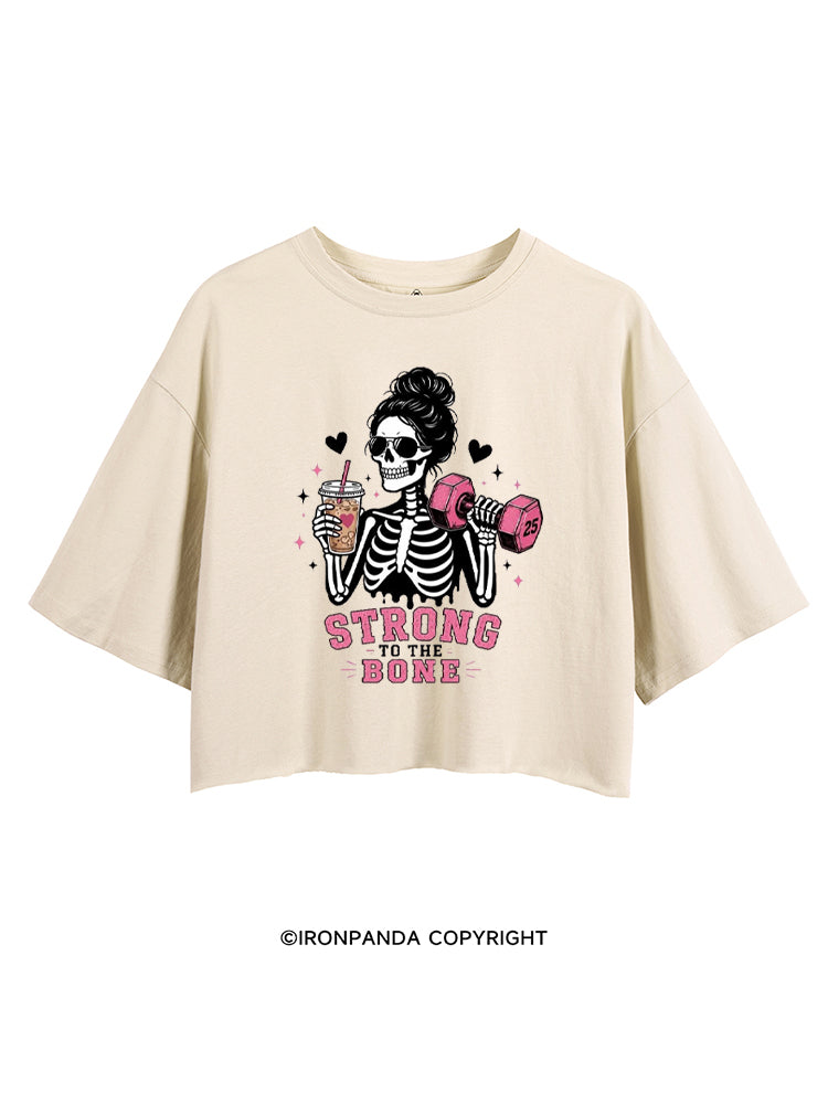 STRONG TO THE BONE SKELETON CROP TOPS